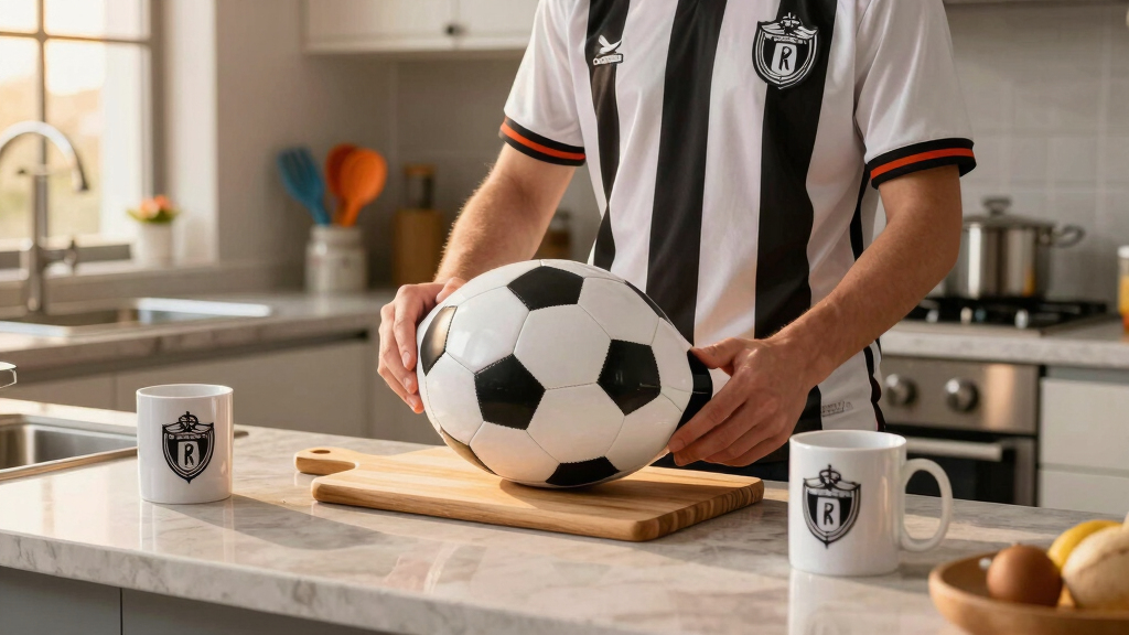 soccer fan-themed kitchen accessories