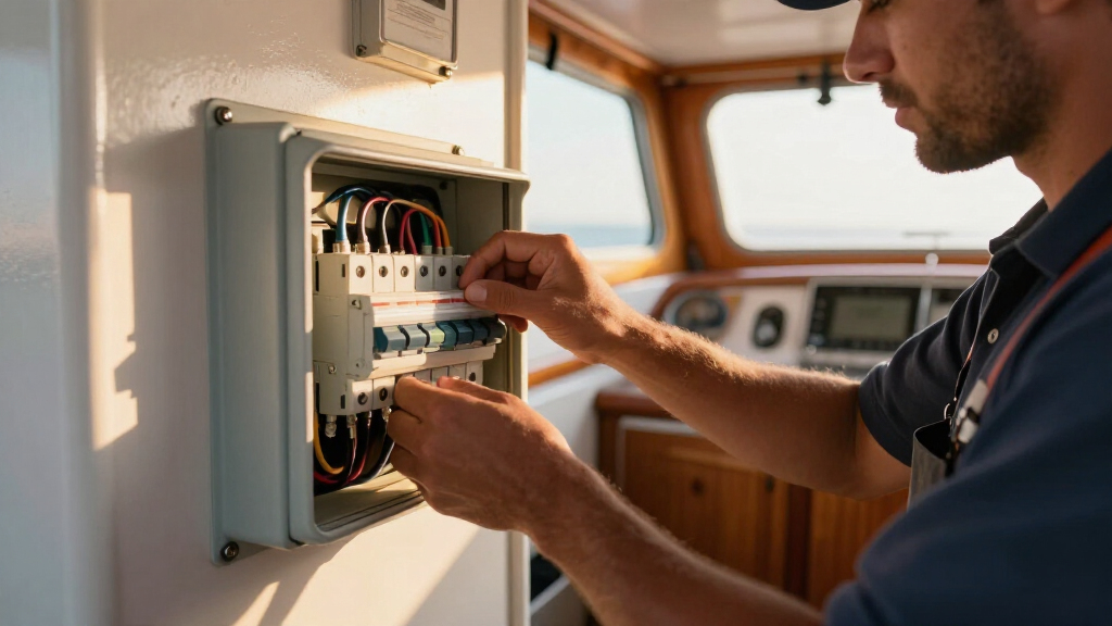 marine dc breaker panel