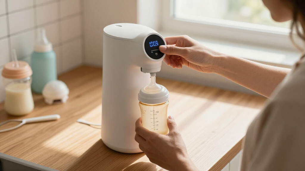 baby formula dispensers with temperature control