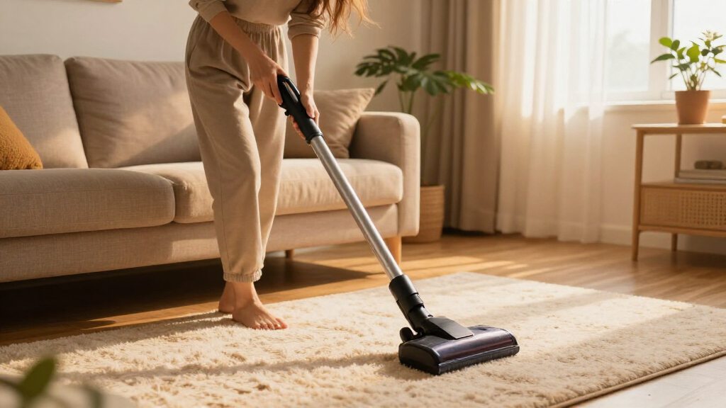 for long hair cordless stick vacuum
