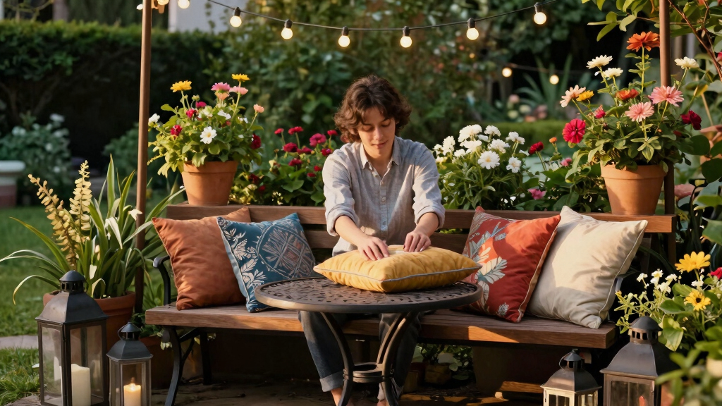 romantic outdoor patio decor
