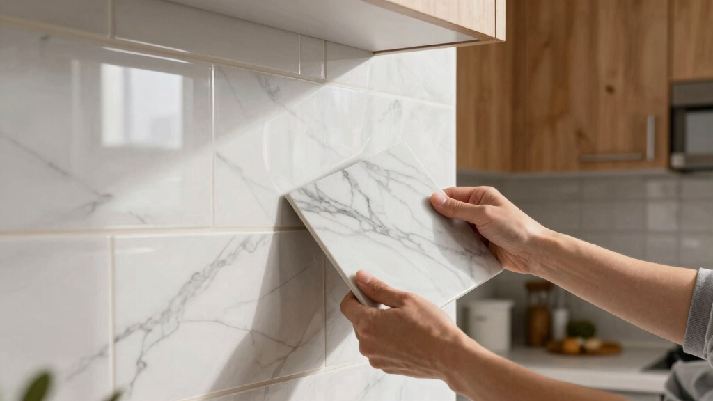 peel and stick backsplash tiles