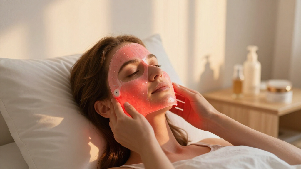 red light therapy mask for sensitive skin