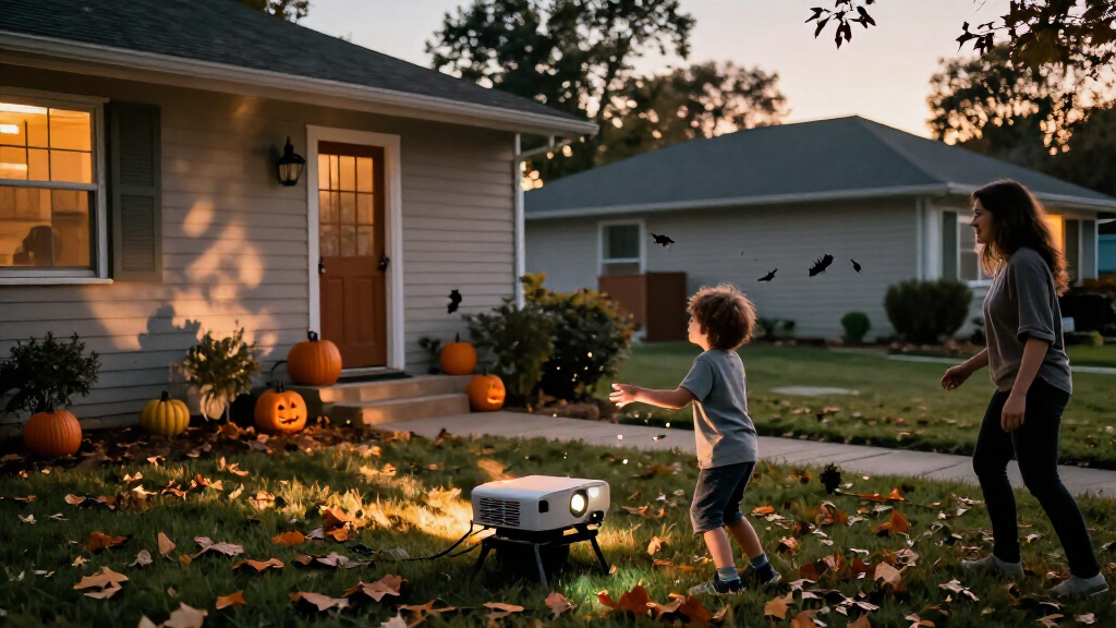 Halloween outdoor projector lights