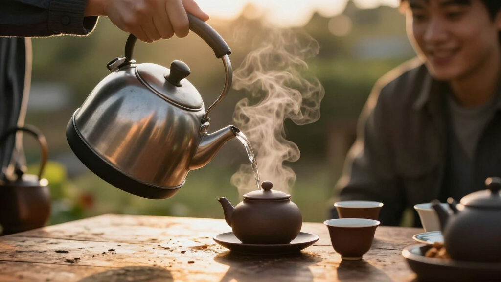 large capacity electric kettle for tea parties