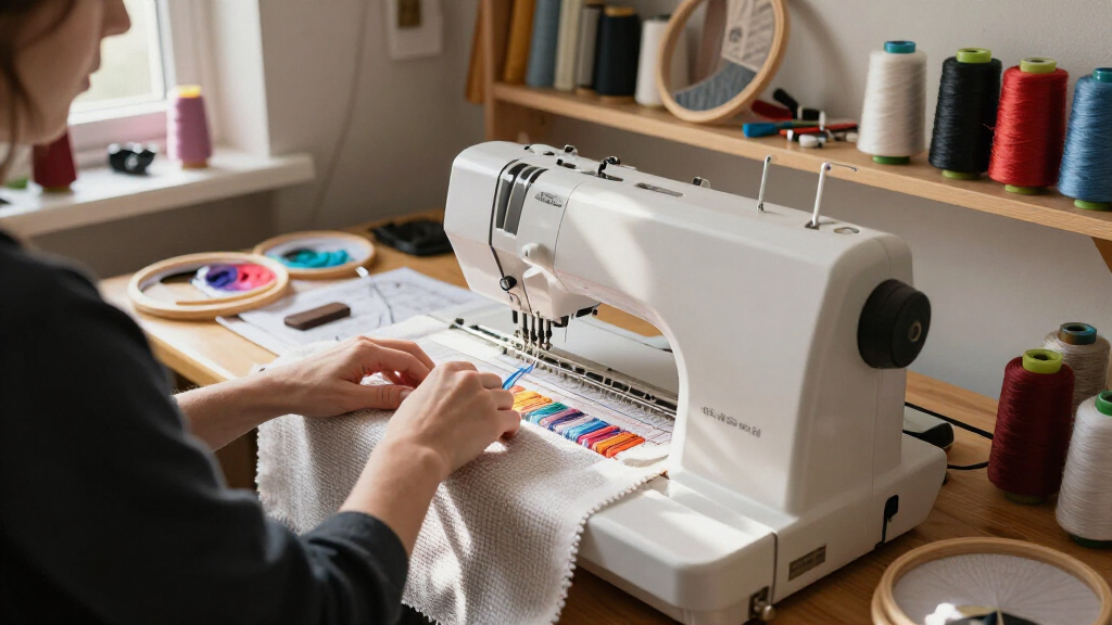 best premium embroidery machine