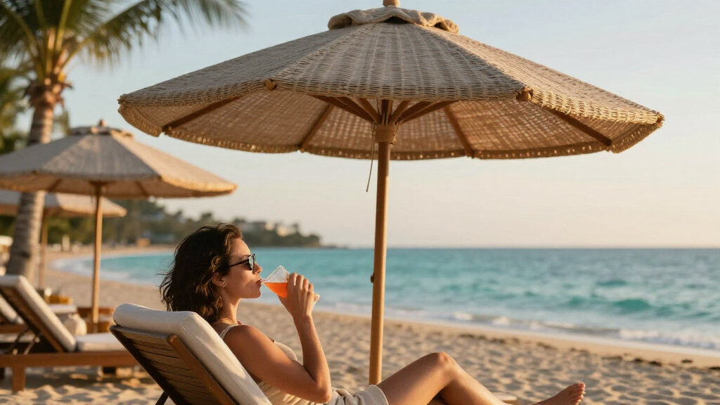 highend beach umbrellas
