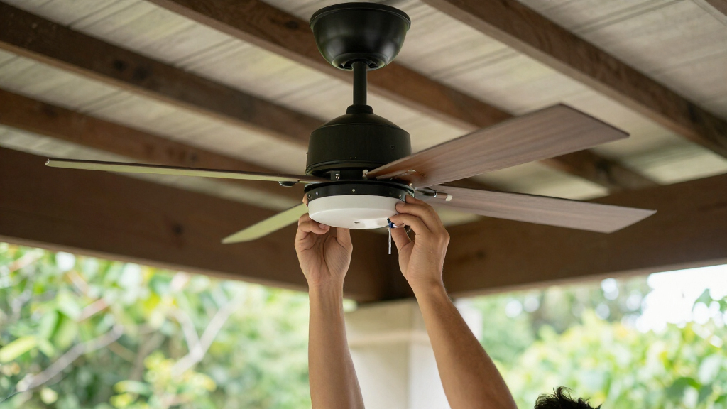 outdoor ceiling fan for patio