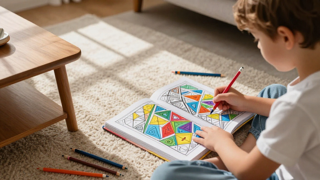 math art coloring book