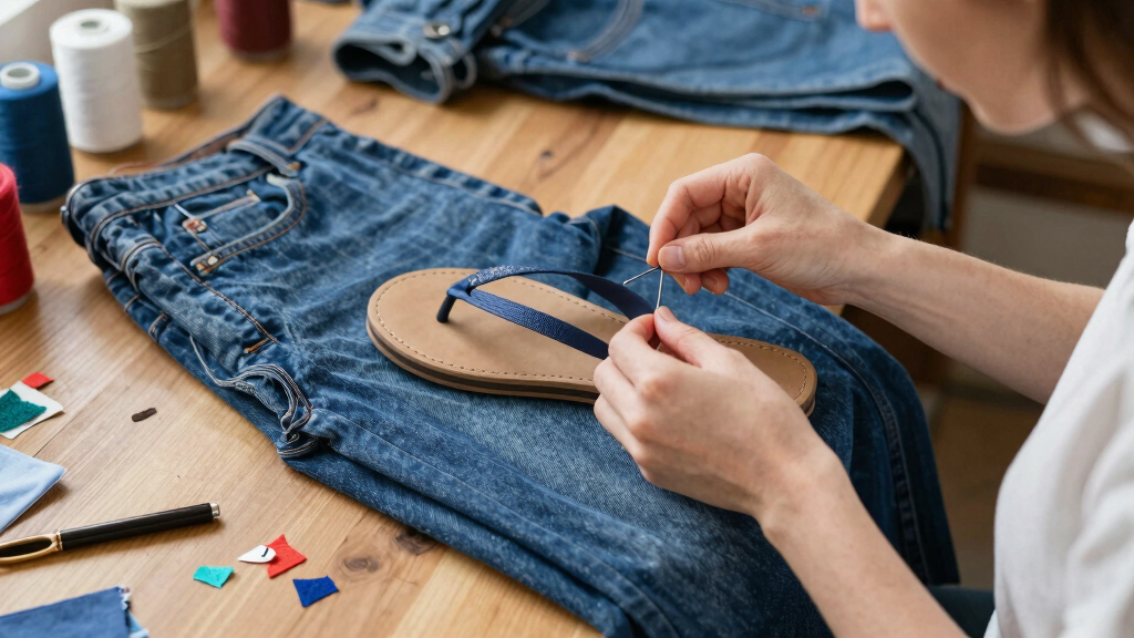 best flip-flops for jeans