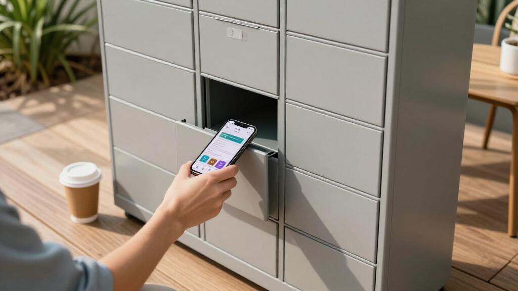 smart locker system for pickups