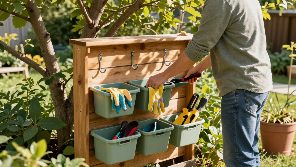 garden tool storage organizers