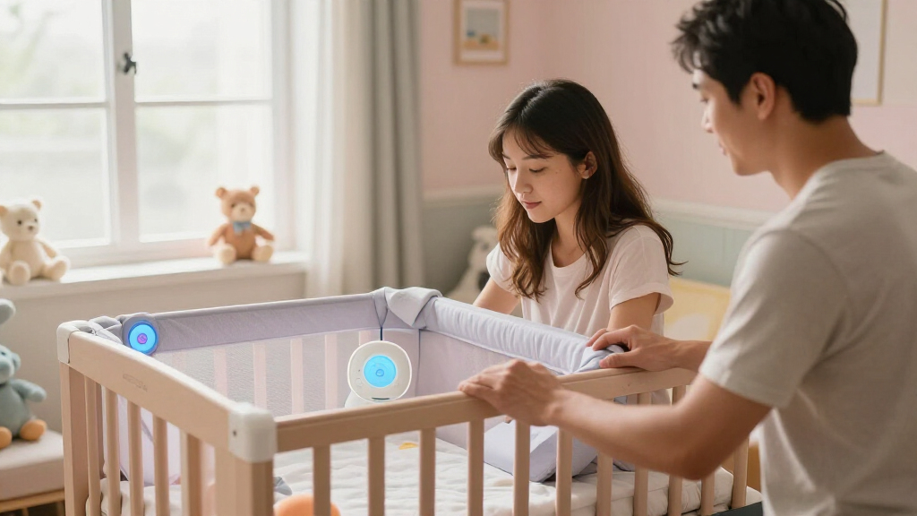 smart bassinets with motion