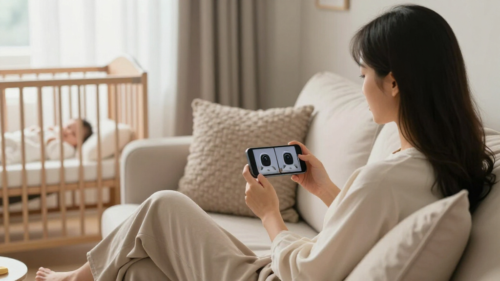 best baby monitor with two cameras split screen