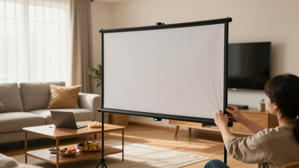 14 Best Portable Projector Screens for Seamless Movie Nights