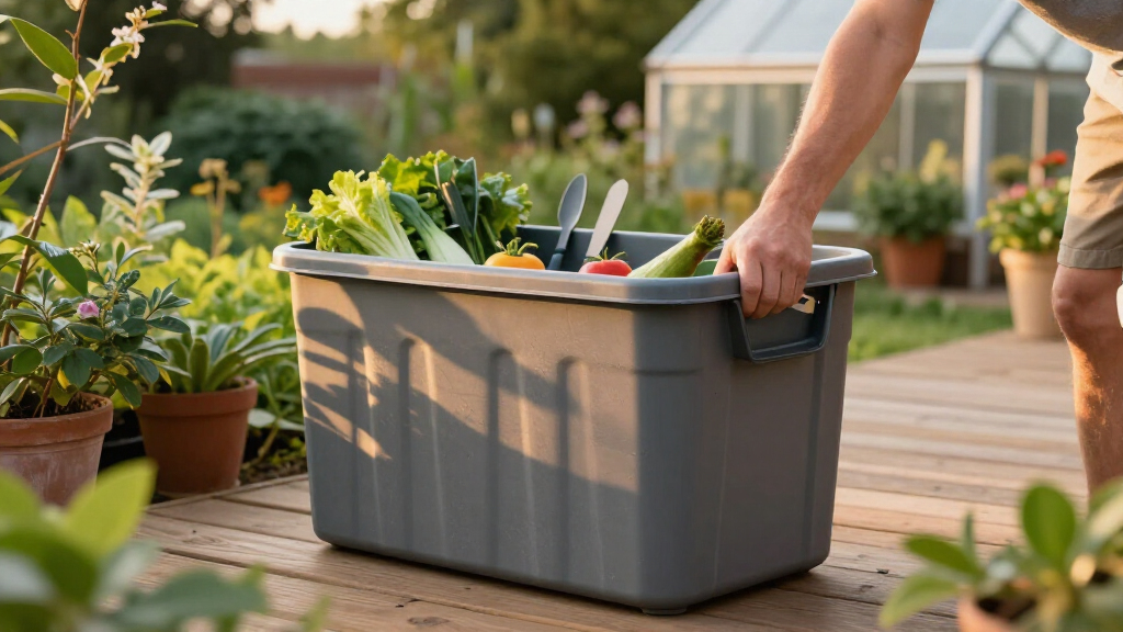 outdoor kitchen storage containers