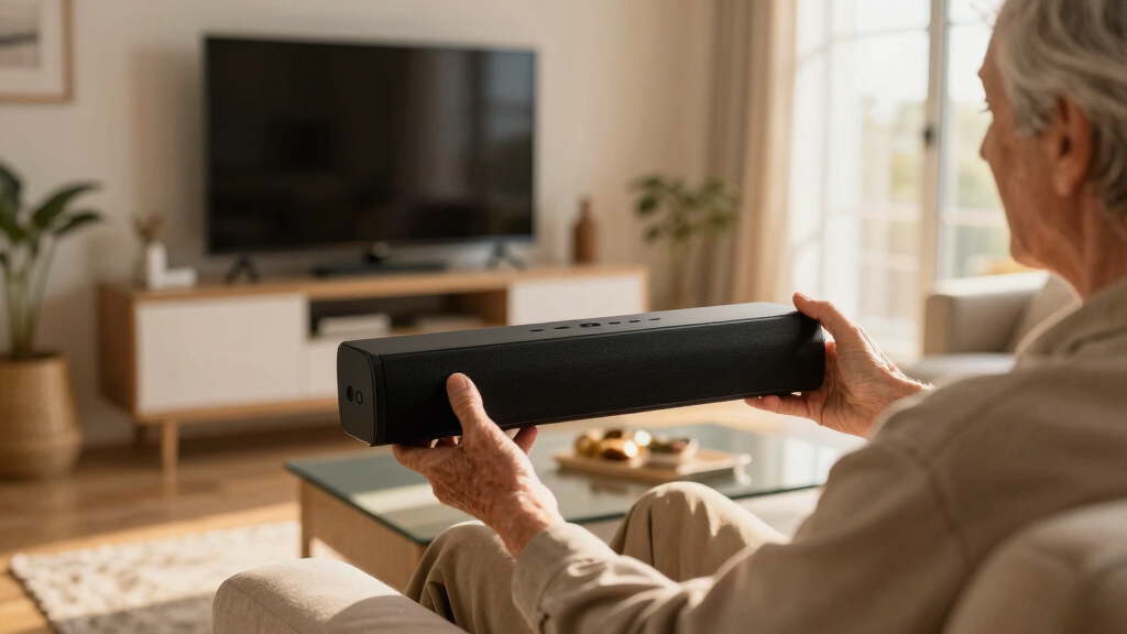 senior-friendly TV soundbars