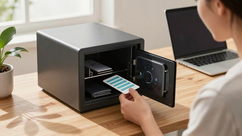best biometric smart safe for hardware wallets and seed plates
