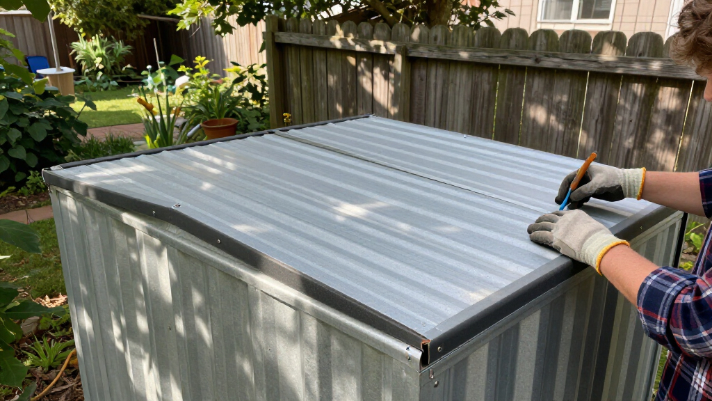 storage shed metal