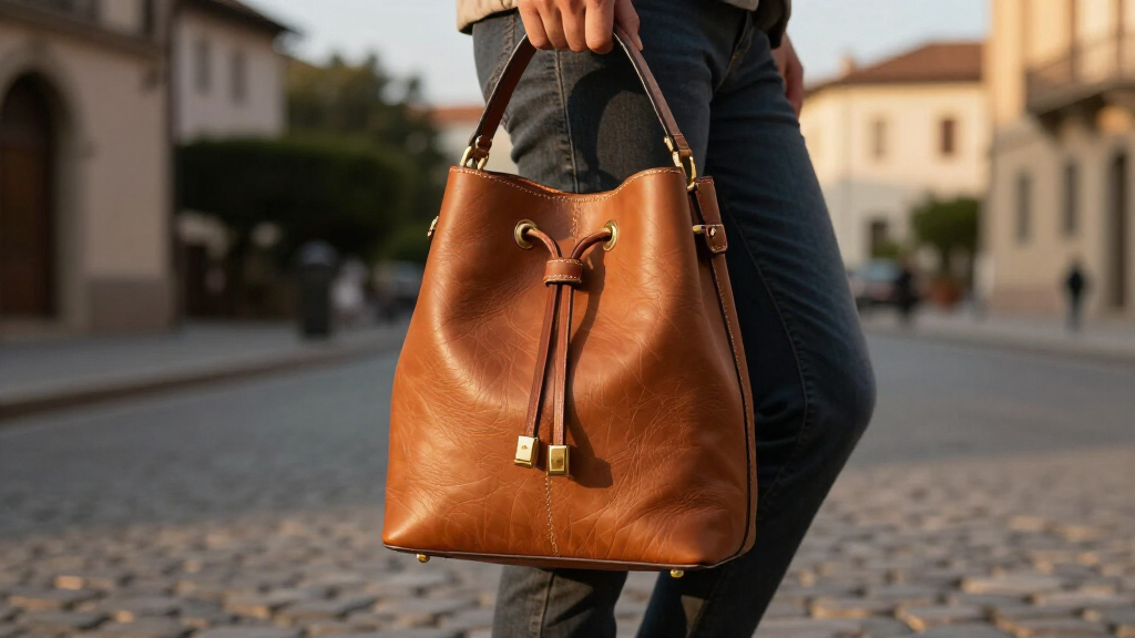 italian leather bucket bags for travel