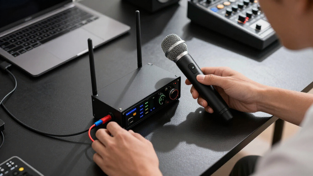 portable wireless microphone systems