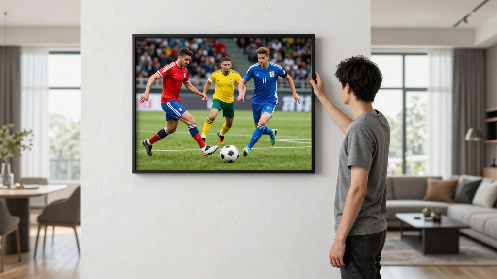 soccer-themed wall art