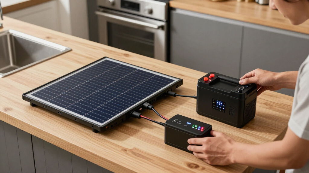 portable solar backup power systems
