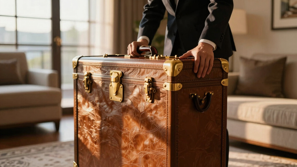 best luxury luggage trunks