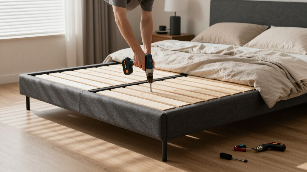 platform bed frame heavy duty