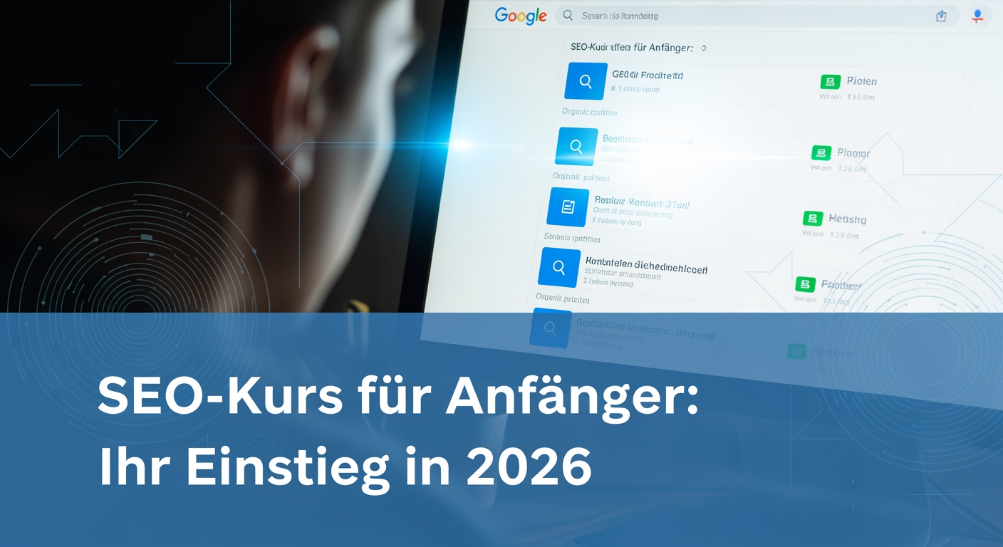 SEO-Kurs fÃ¼r AnfÃ¤nger: Ihr Einstieg in 2026