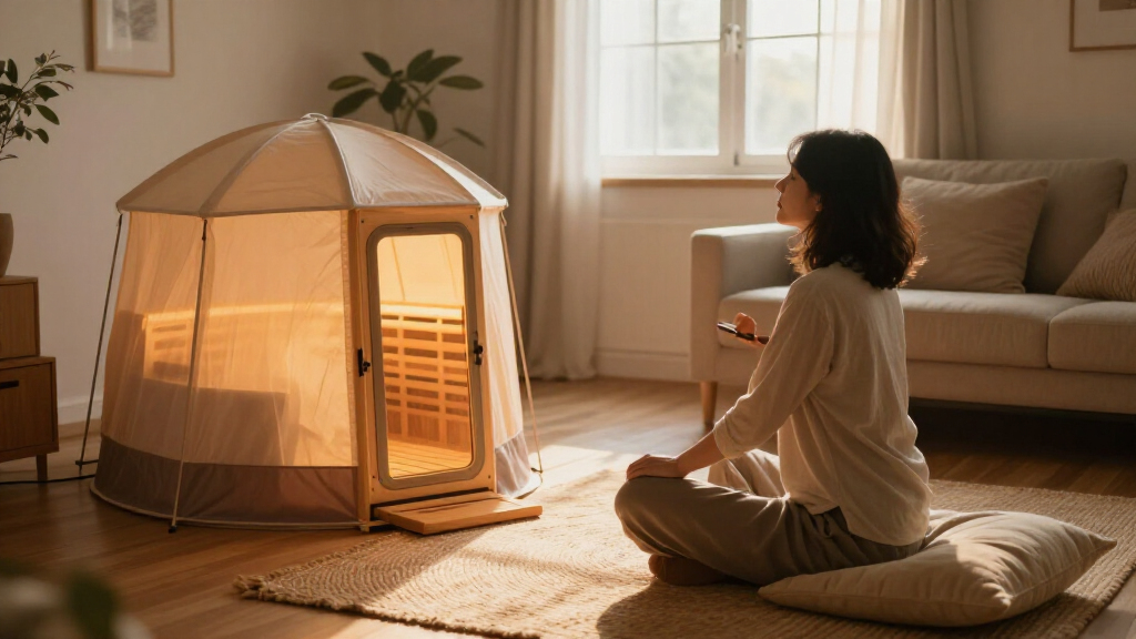 portable infrared sauna for home