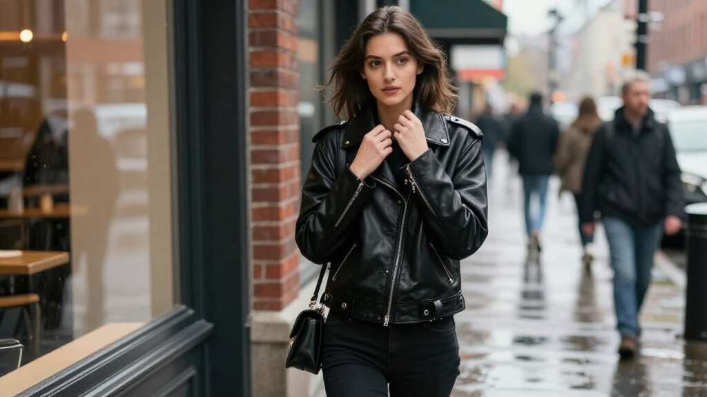 women's faux leather jackets
