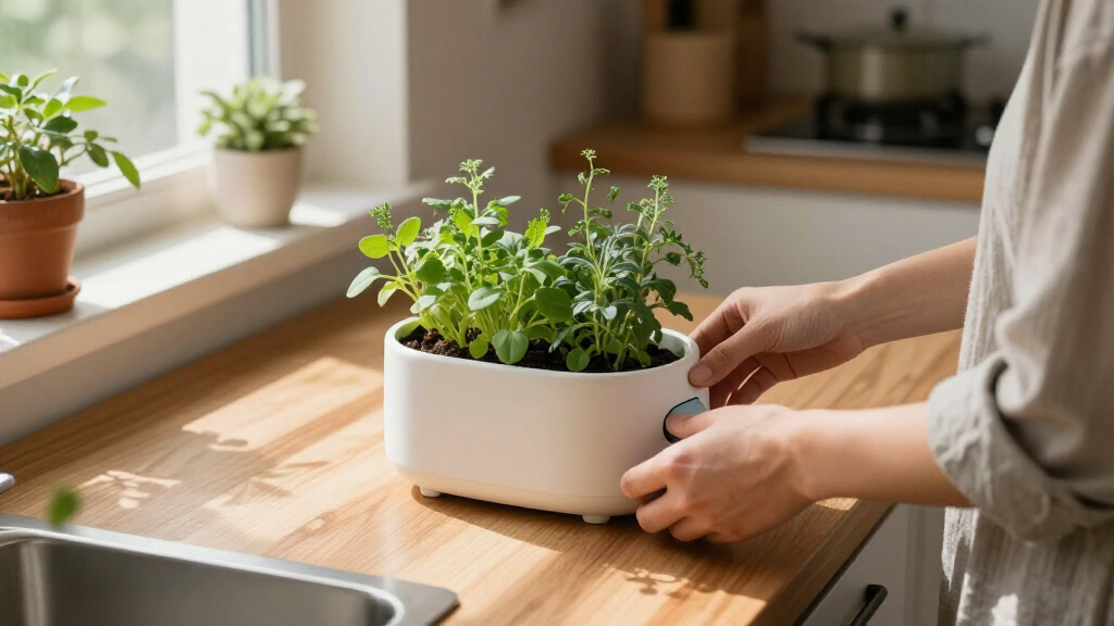 smart self watering planters