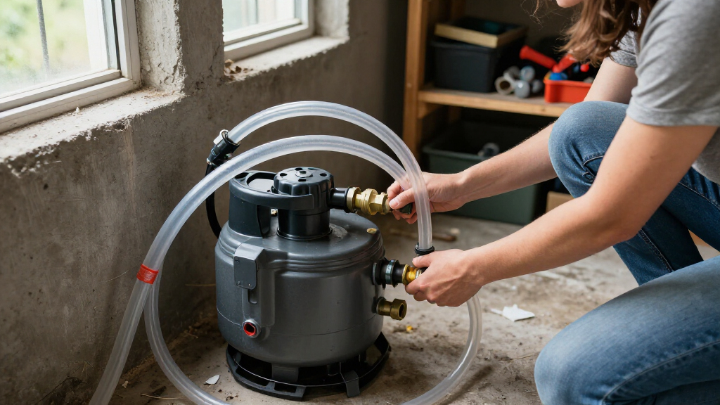 water powered backup sump pump