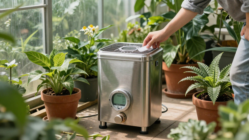 greenhouse propane heater with thermostat