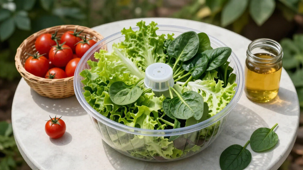 best salad spinner commercial size for garden greens