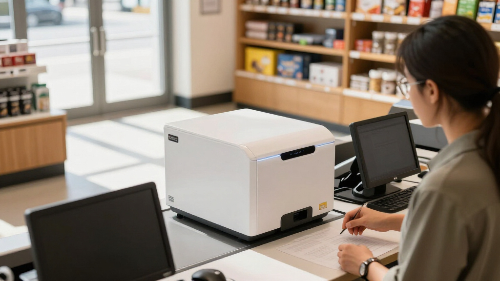 UPS for retail checkout counter