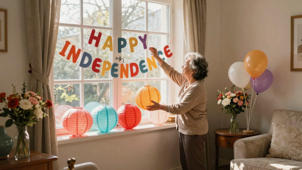 senior independence celebration decorations