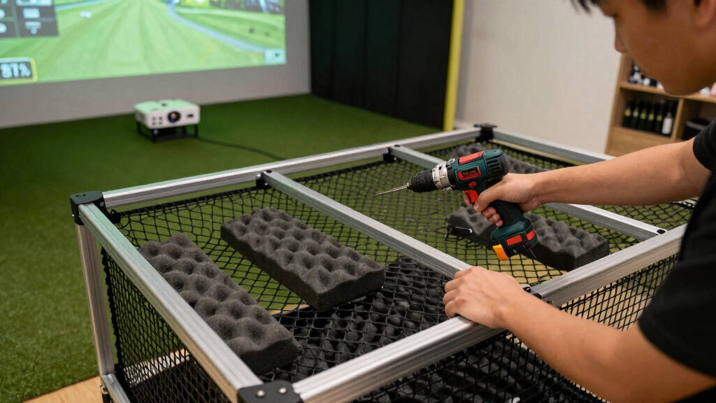 best golf simulator enclosure for home