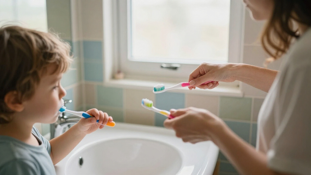 brushing teeth for kids