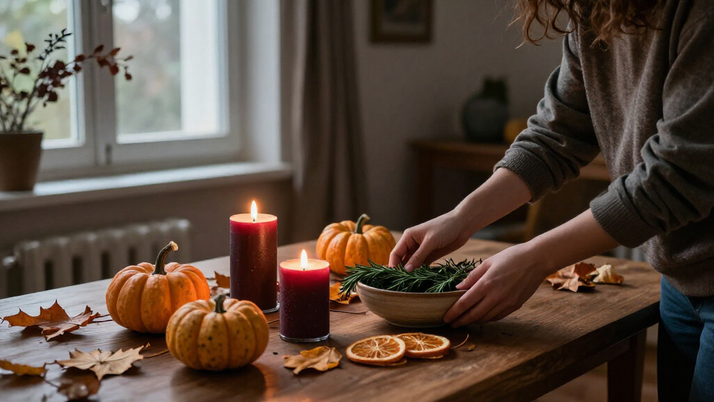 samhain altar decorations