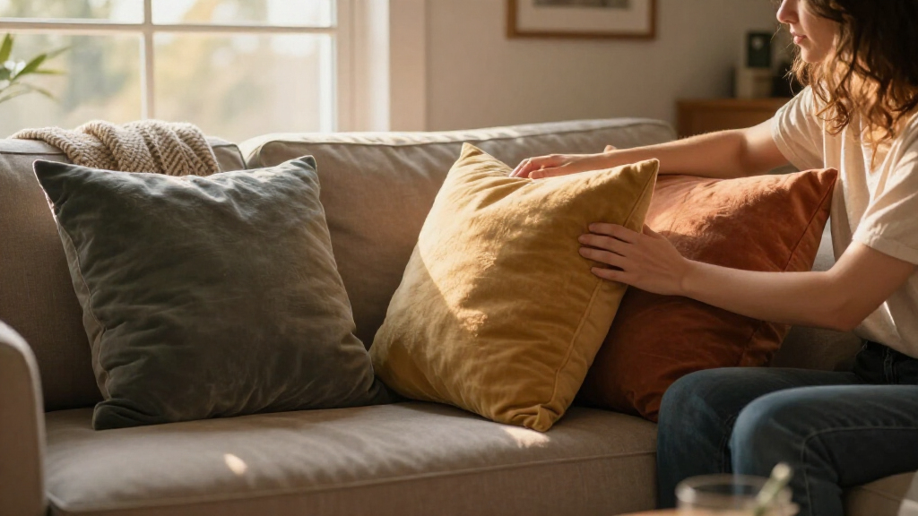 throw pillows