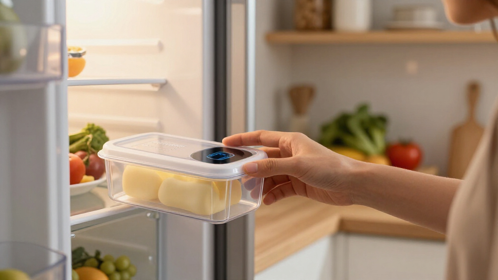 smart butter compartment for fridge