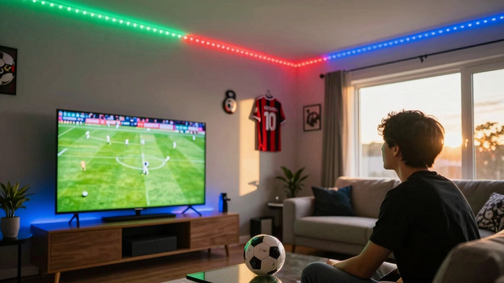 soccer fan LED light strips