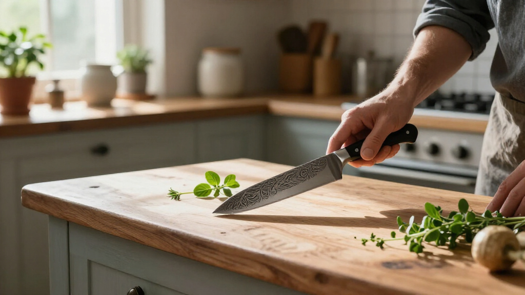 carbonsteel damascus knife sets