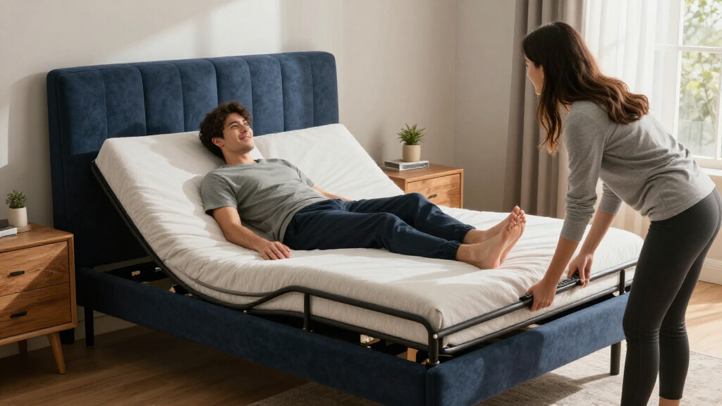best heavy duty adjustable bed base for couples