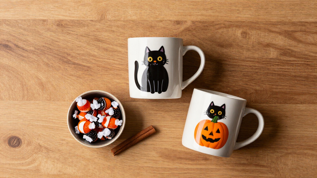 Halloween coffee mug sets