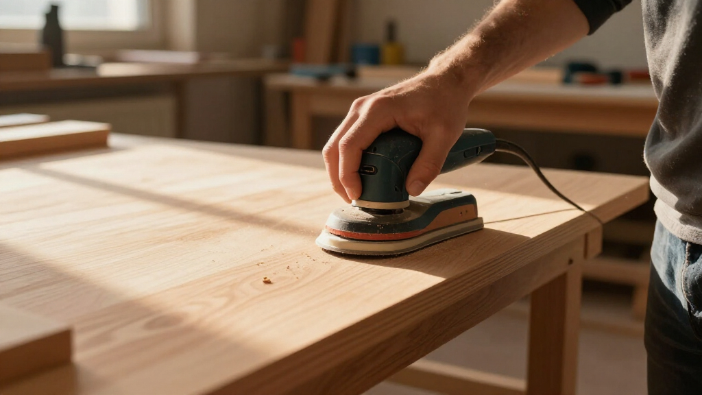 finishing sander for cabinets prep