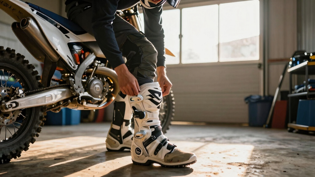 hinged motocross boots