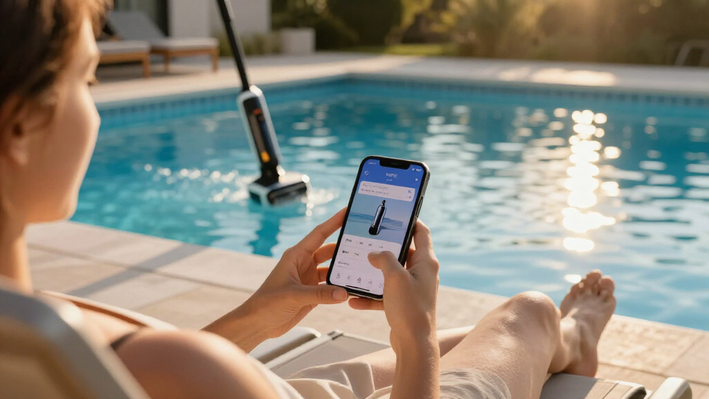 best robotic pool cleaner with app control